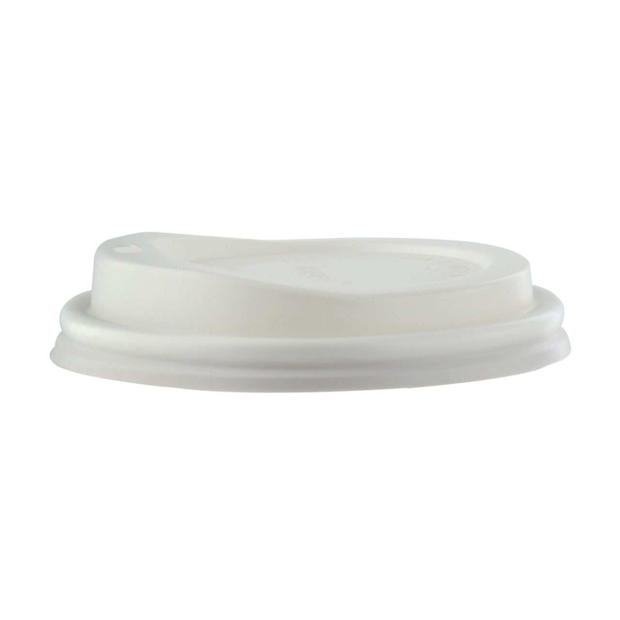 Compostable Biodegradable Coffee Cup Lids for 8 oz and 10 oz Cups – 100 Pieces